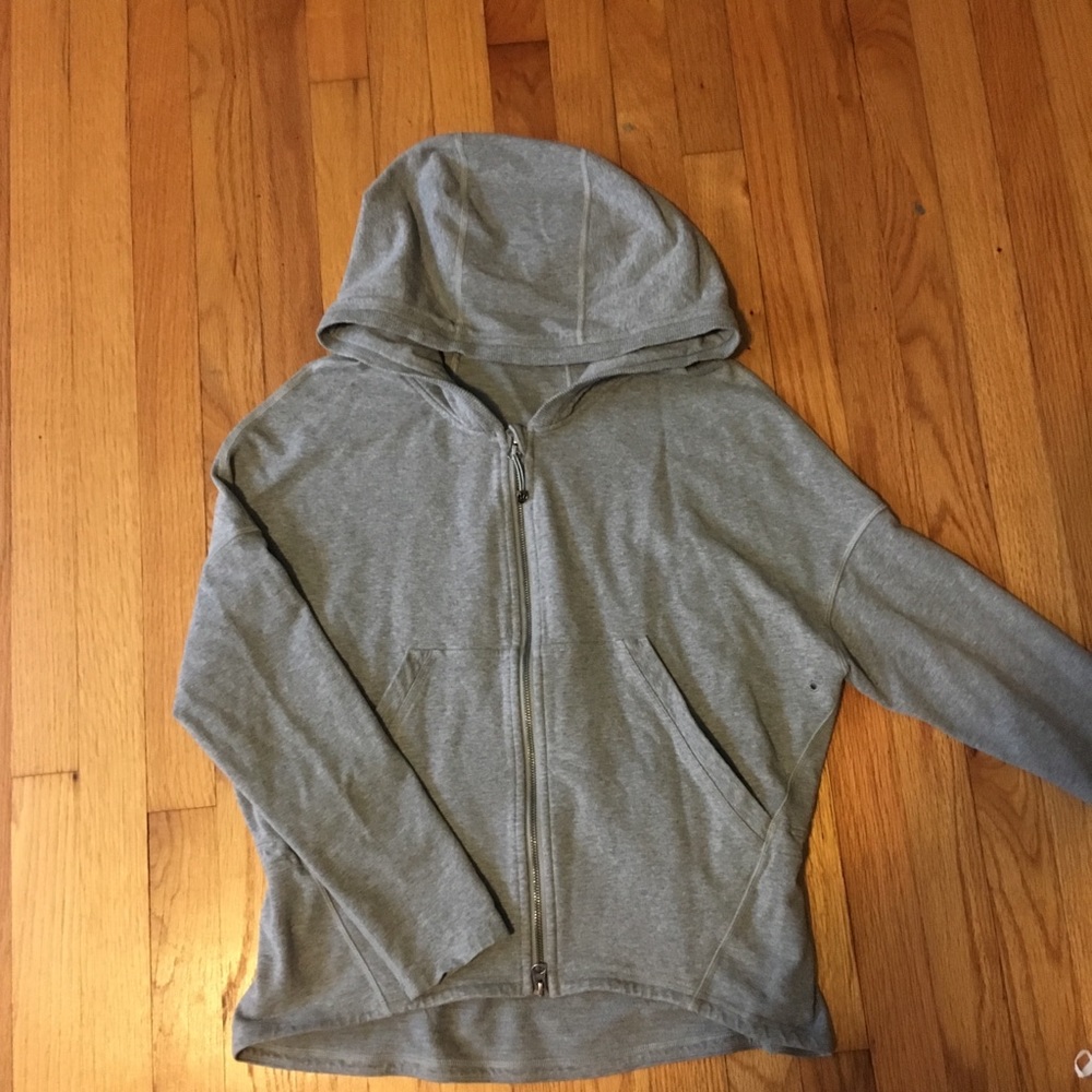 Lululemon cropped hooded sweatshirt